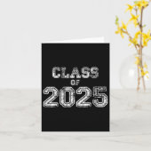 2025年卒業ヴィンテージ学校のクラス カード (黄色い花)