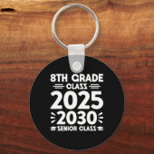 2025年卒業予定 中学3年生 2030年卒業予定 高校3年生 キーホルダー (正面)