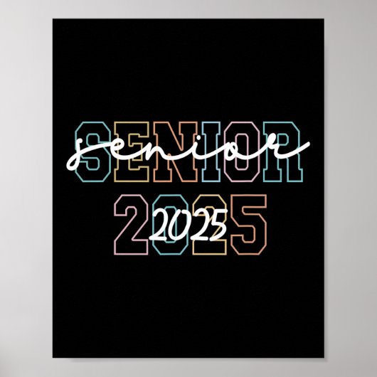 2025年卒業予定 高校卒業 25年度 学校 ポスター (正面)