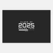 2025年卒業予定 高校生活最後の一年 2025年卒 ラッピングペーパーシート (正面)