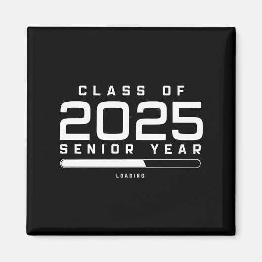 2025年卒業予定 高校生活最後の一年 2025年度卒 マグネット (正面)
