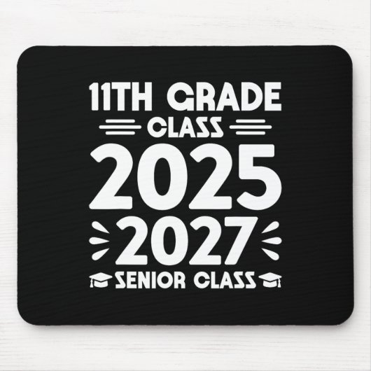 2025年卒業予定 11年生 Cl 2027年卒業予定 シニア マウスパッド (正面)