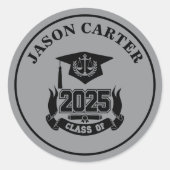 2025年卒業党法科大学院 ラウンドシール (正面)