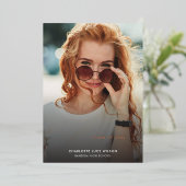 2025年卒業写真のお知らせ 箔招待状 (立ち正面)