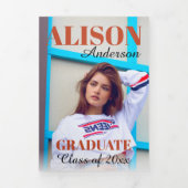 2025年卒業写真のテラコッタクラス 三つ折り案内状 (カバー)