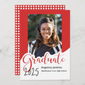 2025年卒業写真の発表 案内状 (正面/裏面)