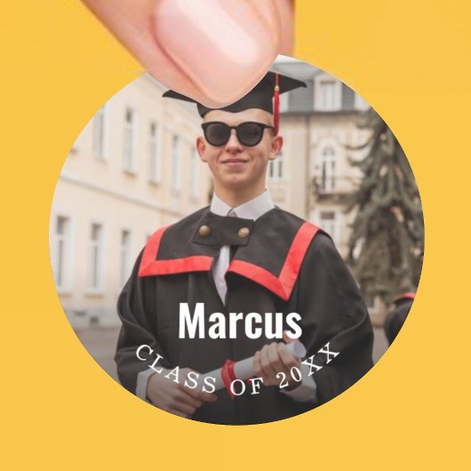 2025年卒業写真クラス ラウンドシール