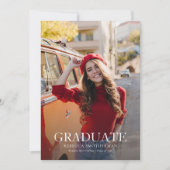 2025年卒業写真パーティー 招待状 (正面)