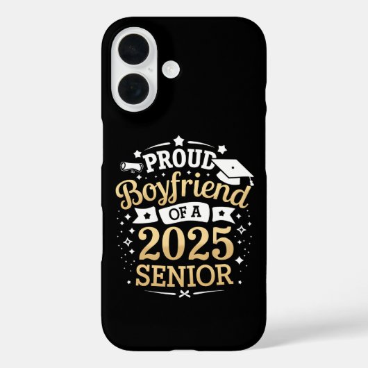 2025年卒業式おめでとう 卒業生の自慢の彼氏 Case-Mate iPhoneケース (裏面)