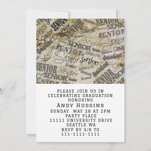 2025年卒業生の平和を黒塗り 招待状 (裏面)