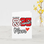 2025年卒業生の母 卒業生の誇り カード (黄色い花)