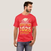 2025年卒業生の自慢の名付け親 ファミリー Tシャツ (正面フル)