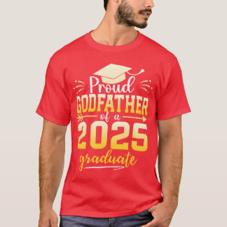 2025年卒業生の自慢の名付け親 ファミリー Tシャツ