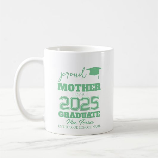 2025年卒業生の自慢の母 コーヒーマグカップ (左)