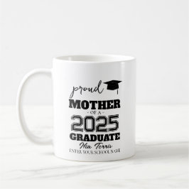 2025年卒業生の自慢の母 コーヒーマグカップ