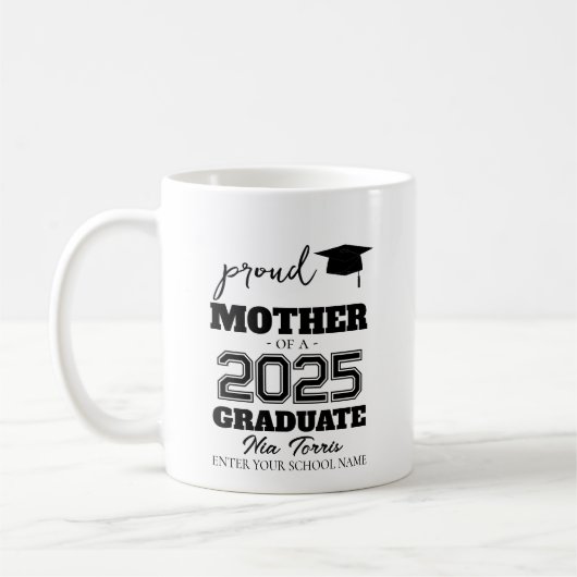 2025年卒業生の自慢の母 コーヒーマグカップ (左)