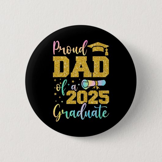 2025年卒業生誇りを持ったのAクラスのDaddy Senior 2025パパ 缶バッジ (正面)