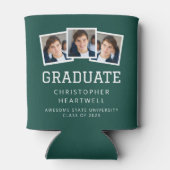 2025年卒業生3-Photo Green White Sporty 缶クーラー (裏面)