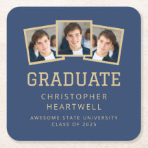 2025年卒業生3-Photo Navy Blue金ゴールド