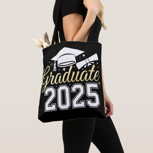 2025年卒業生 卒業者 トートバッグ (クローズアップ)