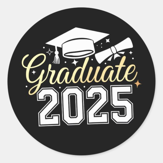 2025年卒業生 卒業者 ラウンドシール (正面)
