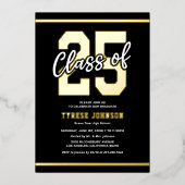 2025年卒業男らし党の種類 箔招待状 (正面)