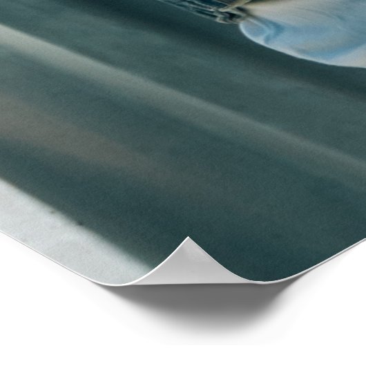 2025年卒業男写真ウェルカム卒業パーティー海軍 ポスター (角)