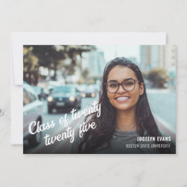 2025年卒業発表（写真） 案内状