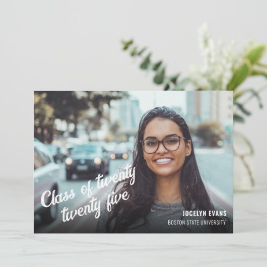 2025年卒業発表（写真） 案内状 (スタンド正面)