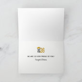 2025年卒業金ゴールドとブラック カード (内部)