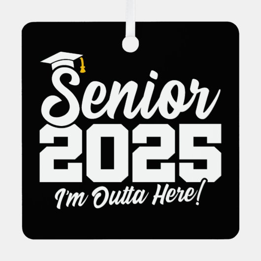 2025年卒業高校シニアクラス2025 メタルオーナメント (正面)