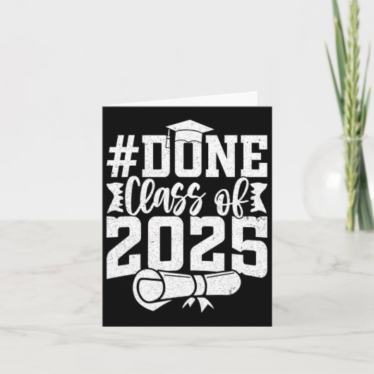 2025年卒業2025年終了Cl カード (正面)