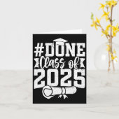 2025年卒業2025年終了Cl カード (黄色い花)