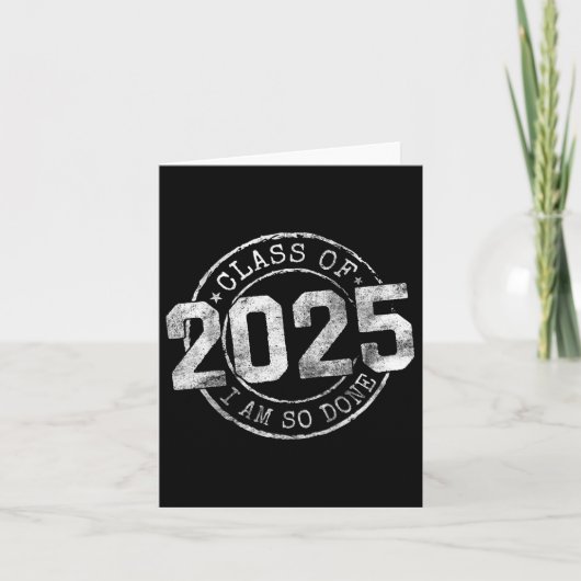 2025年卒業25卒業生のCl完了 カード (正面)