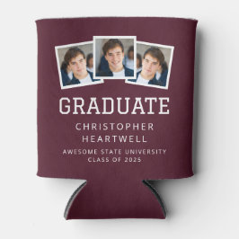 2025年卒業3写真ブルゴーニュ白スポーティ 缶クーラー