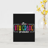 2025年卒業8回目の最終日 カード (黄色い花)