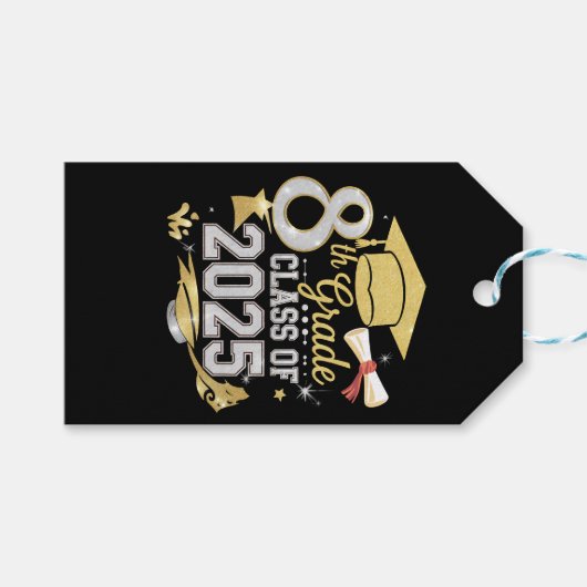 2025年卒業8年生 ギフトタグ (正面(横))