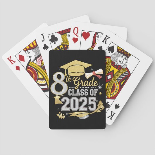 2025年卒業8年生 トランプ (裏面)