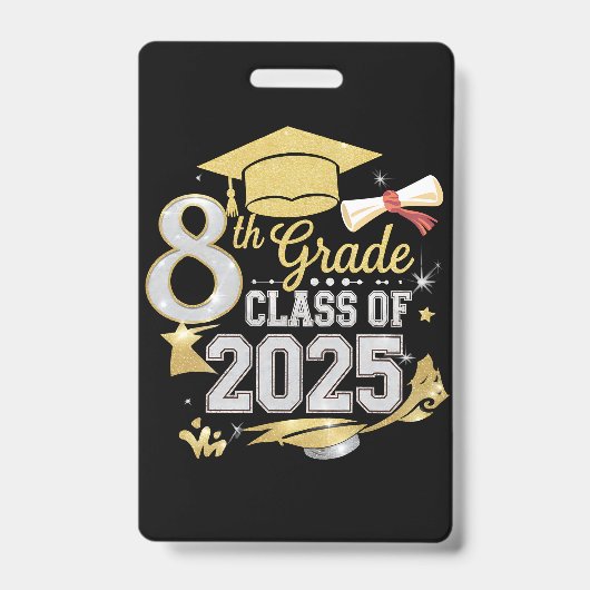 2025年卒業8年生 バッジ (Front)