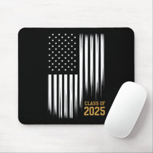 2025年卒業 アメリカ国旗 シニアクラス マウスパッド