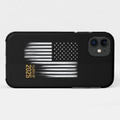 2025年卒業 アメリカ国旗 シニアクラス Case-Mate iPhoneケース (裏面(横))
