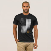2025年卒業 アメリカ国旗 シニア卒業式 Tシャツ (正面フル)