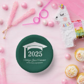 2025年卒業 グリーンカレッジ・大学 カップルキャップ ペーパーボウル (パーティー)