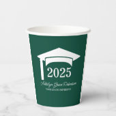 2025年卒業 グリーンカレッジ・大学 カップ 紙コップ (裏面)