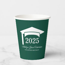 2025年卒業 グリーンカレッジ・大学 カップ 紙コップ