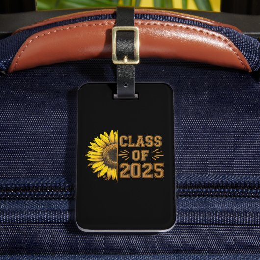 2025年卒業 サン フラワー 卒業式 ラゲッジタグ (正面インサイチュ2)