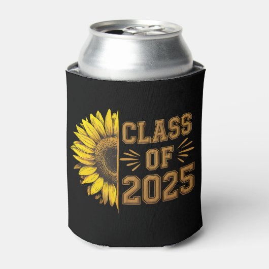 2025年卒業 サン フラワー 卒業式 缶クーラー (缶正面)