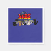 2025年卒業 スタンダードカクテルナプキン (正面)