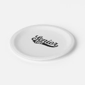 2025年卒業 ペーパープレート (アングル)