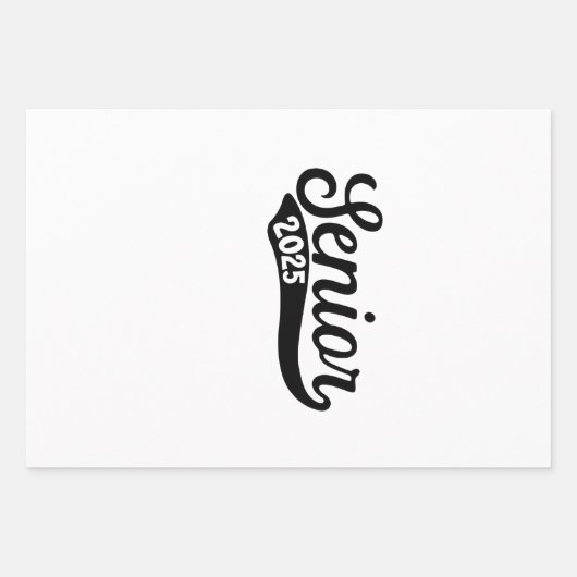 2025年卒業 ラッピングペーパーシート (正面)